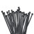 联嘉 尼龙扎带 塑料绑带 电缆捆扎带 束线扎线带 黑色 国标 10×900mm 100根