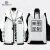 公司LOGO班服夹克外套工作服工装印字印图定制团队服上衣服潮 白色 M常规款
