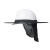 海斯迪克海斯迪克 防晒帽 遮阳帽安全帽遮阳挡（不含安全帽） 黑色
