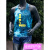 马拉松竞速运动背心男田径训练比赛速干轻薄透气健身跑步服装 炫彩蓝 (经典男款) M