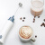 凡小熊黑色充电式电动奶泡机 咖啡打奶器 家用打奶泡 奶盖 奶泡器便携式 充电款奶泡器