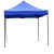 康格雅 应急帐篷 四脚遮阳棚防雨帐篷折叠伸缩式蓬 蓝色普通薄款2*2米