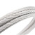 海斯迪克 HKCL-925 304不锈钢钢丝绳升降起重牵引承载绳 拍多不截断 2mm（7×7结构）【10米】 
