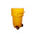 SYSBEL 西斯贝尔 SYD650移动式应急处理桶聚乙烯材质65加仑有毒物质密封桶 CE认证黄色 黄色- SYD650有毒物质密封桶