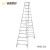 金锚 欧标铝合金双侧梯子工业梯子AO31-213工程梯人字梯展开高度3.995米