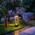 矢向户外太阳能草坪灯简约现代庭院灯防水草地花园景观灯家用别墅路灯 接电款方形40cm