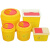 适用于利器盒医疗锐器盒医院一次性诊所垃圾桶针头圆形方形黄色口腔废弃 圆形6.5L
