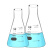 纳仕德 SY4062 玻璃锥形瓶 带刻度化学实验室敞口烧杯 高硼硅三角烧瓶 直口（1000ML） 