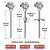 CLCEY耐高温加厚热电偶K/E型热电阻炉窖温度传感器温度探头测温棒WRN 【130型】插深200mm
