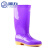 回力（Warrior）雨鞋女士雨靴水鞋靴户外防水不易滑舒适套鞋 813高筒 紫色 紫色高筒 39码 