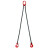 尚留鑫 起重链条吊索具2吨2米双腿G80锰钢组合吊具