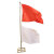 武营坊  训练场所指示红白升降旗便携双色旗子