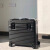 虹筠行李箱全铝拉杆箱全铝镁合金登机箱上开盖摄影机长箱密码行李箱20 黑色+内胆包 18寸