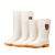 雨鞋白色雨靴防油中筒高筒工厂卫生靴防滑水鞋工作短水靴 862女式白色高筒 标准码 41