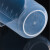 塑料烧杯50/100/250/500/1000ml实验室器材带刻度透明计量杯塑料量杯亚克力烧杯计 3000ml全柄(1个)