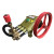 55/58型商用洗车机泵头总成高压清洗机器机头水泵头配件 加重红泵头铜配A轮