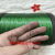绿色包塑304不锈钢钢丝绳晾衣绳钓鱼线直径0.38mm-4mm活鱼扣 直径1.2mm*25米+20铝卡