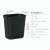 垃圾桶商用厨房卫生间厕所塑料办公室废纸篓定制 小型垃圾桶 黑色12.9L FG295500