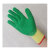 适用于劳保涂胶手套  透气耐磨耐用手套  挂胶浸胶作业手套男女工地手套 绿胶黄沙12双价 均码