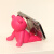 贤狐创意草莓熊手机支架桌面可爱粉色小熊摆件平板架办公室手机架好物 小飞象手机架魅力粉