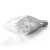 FSL佛山照明 led灯泡e14小螺口5.5W尖泡银色色蜡烛灯泡水晶节能灯暖黄2700K