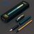 宝克5038大容量中性笔办公签字笔0.5不锈钢笔头礼盒装广告笔 PC5038(绿色笔杆) 0.5mm书写黑色