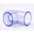 PVC透明三通 透明UPVC三通 标准 透明给水管三通透明塑料水管三通 内径50mm(DN40)