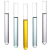 玻璃试管实验室用平口圆底耐高温试管化学实验器材10*75-16*160mm 21*200mm(10支/组)品质保证