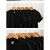 茱艾尔朵泡男装新疆阿克苏长绒棉T恤男士圆领牛奶丝短袖纯色上衣服 黑色-经典百搭2件 XL(建议130-145斤)