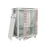 图滕W6515U 高860宽600深450 白玻加厚四开门交换机弱电监控钢化玻璃门小型机柜