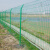 唯曼高速公路双边丝护栏网养殖厂区钢丝网隔离网户外铁丝网围栏 硬塑边框网5毫米粗*1.8米高*3米长/套含1柱