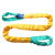 XMSJ（国标8吨6米）柔性吊装带双扣国标3/5/10吨工业起重圆环形软吊带吊树绳备件V1317