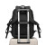 酷奇袋鼠轻奢背包定制印logo双肩包运动商务订做电脑包多功能旅行 黑色