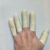 指套100个加厚耐磨切口乳胶橡胶工业加厚农业劳保顶针用手指套 加厚大号L