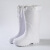 加厚白色EVA泡沫工作鞋加棉雨靴水产棉雨鞋防水鞋工作雨鞋定制 30cm左右白色(牛筋底-加棉款 44