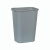 垃圾桶商用厨房卫生间厕所塑料办公室废纸篓定制 带回收标识中型垃圾桶 蓝色26.6