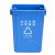 安大侠 环卫垃圾分类垃圾桶 户外垃圾桶  绿色（厨余垃圾）100L无盖