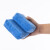 金诗洛 K5020 (3个)毛巾布清洁海绵 镀晶打蜡洗车海绵块抛光美容擦车海绵 12*8*4.5cm 