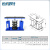 阻尼弹簧减震器冷却塔空调冷水机组水泵风机防震垫变压器隔振平台 HFJ-4-1600