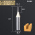 公制TCT双刃直刀木工铣刀开槽刀具修边机刀头雕刻机锣刀1/2柄 1/2*2.5mm*8mm