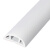 Denilco PVC软线槽地面耐踩防滑明装压线槽【白色宽30mm*长1m】	
