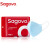Sagovo 一次性口罩 灭菌3D立体折叠舒适透气防尘防飞沫 耳带式 蓝色10只