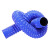 恒盾达 蓝色橡胶管工业塑料波纹管PVC复合通风管木工吸尘管伸缩下水软管备件定制 内直径170mm/每米 