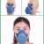 定制硅胶防尘口罩粉尘打磨煤矿装修雾霾业防护面罩防毒面具 300型滤棉40片