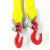 起重柔性吊带2腿4腿10吨吊装带柔性吊带组合吊索具柔性吊装带 两腿3吨15米（总承重）