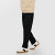 卡帕（Kappa）复古休闲裤男运动裤黑色长裤直筒卫裤K0E12AK01