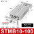 厂销气缸气动双轴双杆双出复动型滑台可调节行程MB101620品 STMB20×100/c1c