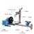 迅爵(65孔定时+200卡盘+枪架)30公斤变位机自动旋转工作台法兰管环缝自动焊接变位小型焊接工具剪板