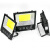 HYSTIC LED投光灯 户外防水射灯 LED贴片泛光灯 广告投射灯 黑色COB款 50W HZL-324 