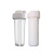 10寸前置透明滤瓶净水器2分4分家用RO直饮水机滤壳PP棉过滤器配件 透明白盖3分快接(PP全套)